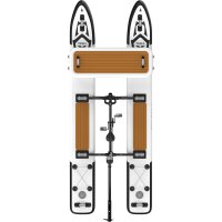 Yaska Water Bike WB-11A – Aufblasbares Wasserfahrrad, Zweifach-Schwimmkörper, Standard-Heckflosse