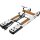 Yaska Water Bike WB-11A – Aufblasbares Wasserfahrrad, Zweifach-Schwimmkörper, Standard-Heckflosse
