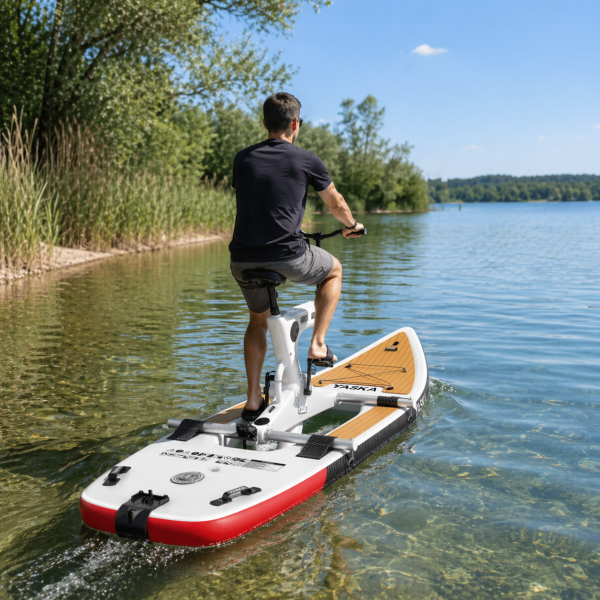 Yaska Water Bike WB-14 – Aufblasbares Einzelpersonen-Wasserfahrrad auf SUP-Basis