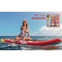 Yaska SUP YS-07 – Aufblasbares Stand Up Paddle Board 335 x 88 x 15 cm
