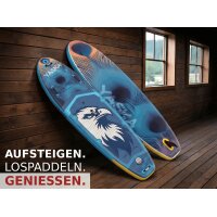 Yaska SUP YS-04 – Aufblasbares Stand Up Paddle Board 335 x 88 x 15 cm