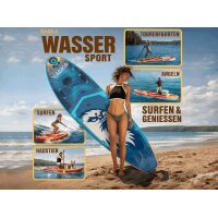 Yaska SUP YS-04 – Aufblasbares Stand Up Paddle Board 335 x 88 x 15 cm
