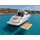 Yaska Yachtplattform 250 – Aufblasbare Badeplattform 2,5 x 1,5 m mit EVA-Teak-Deck